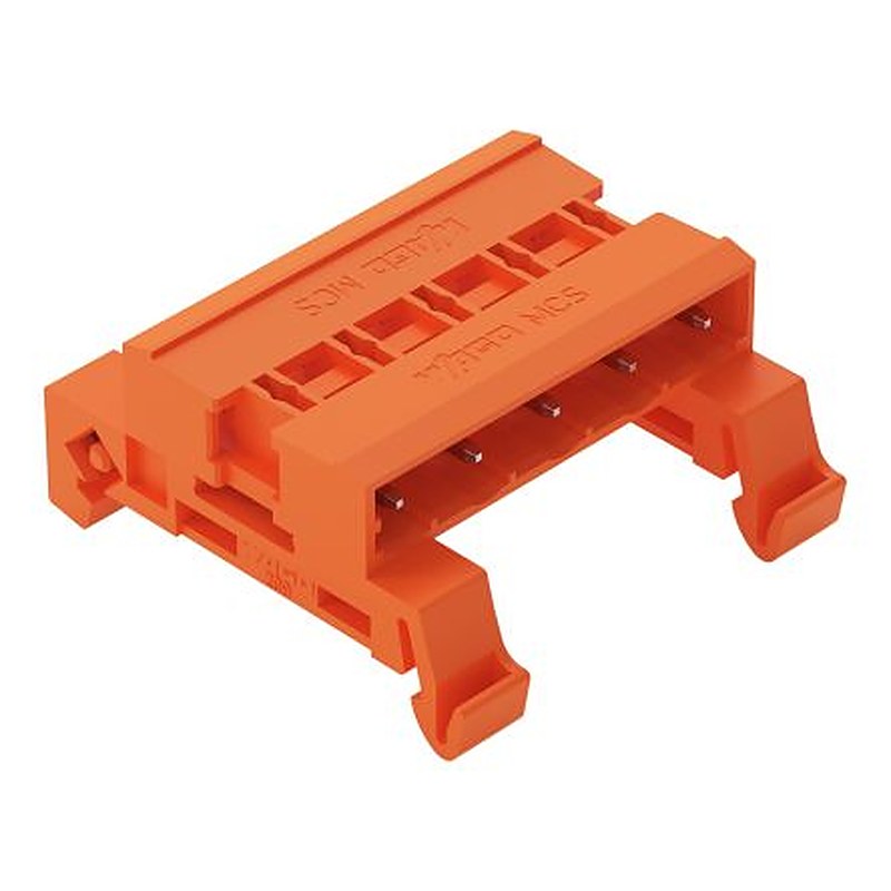 WAGO 232 Series Pluggable Terminal Block, 5-Contact, 7.62 mm Pitch, 1 Row, 232-585/007-000