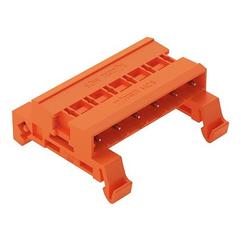 WAGO 232 Series Pluggable Terminal Block, 6-Contact, 7.62 mm Pitch, 1 Row, 232-586/007-000
