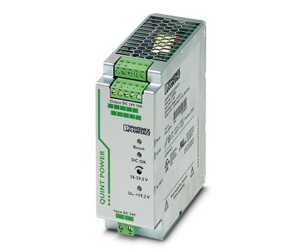 Phoenix Contact QUINT-PS/24DC/24DC/10 DC/DC Converter, 24V dc/ 10 A, 32V dc Input, 24V dc Input, DIN Rail 240 W, 70 °C