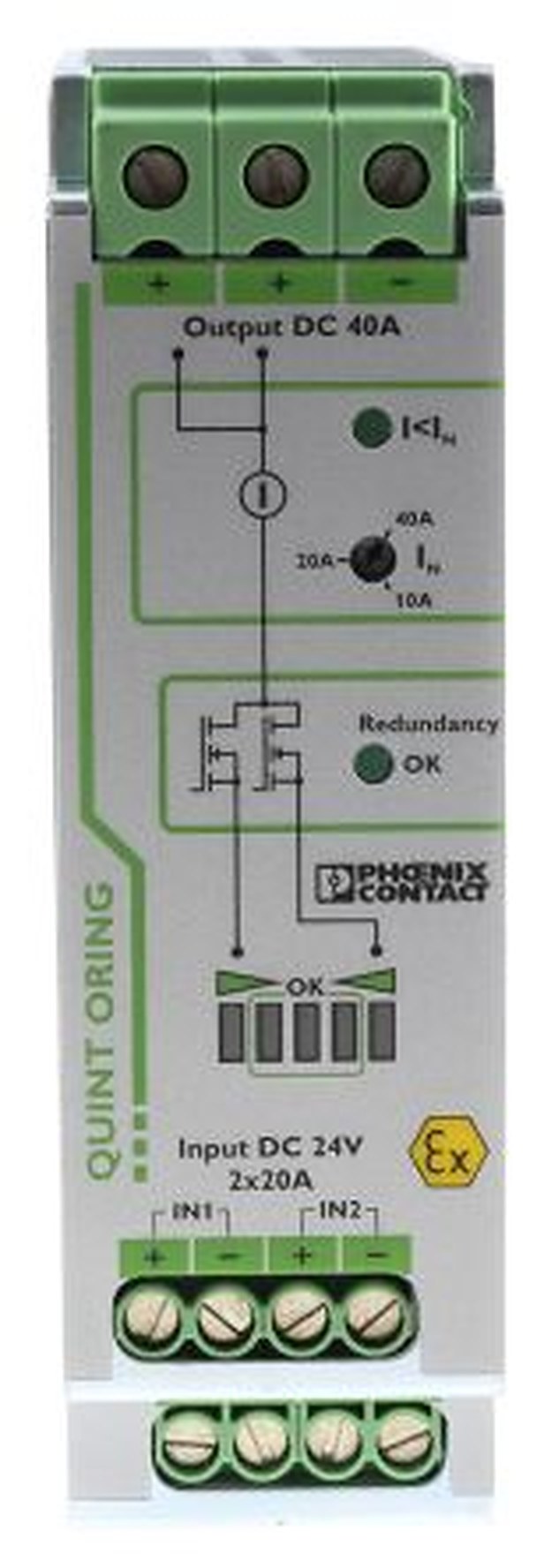 Phoenix Contact Redundancy Module for use with DIN Rail Unit, UPS Series