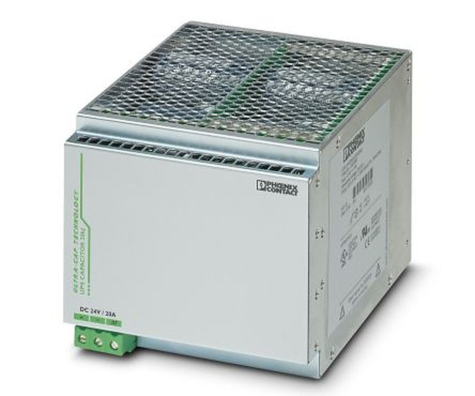 Phoenix Contact 24V dc Input Energy Storage Device, UPS-CAP/24DC/20A/20KJ 3.6 W QUINT UPS