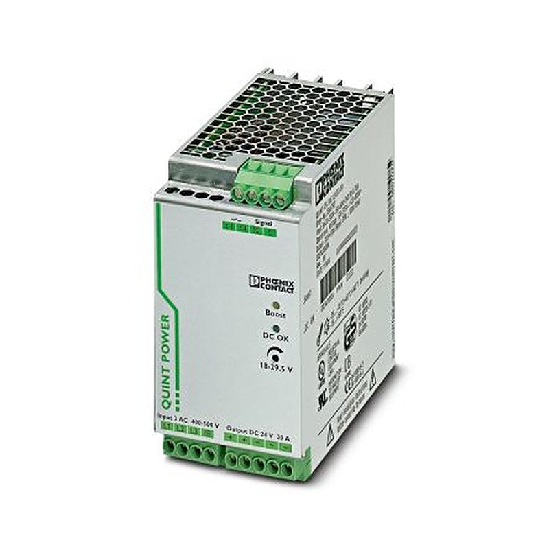 Phoenix Contact QUINT POWER Switched Mode DIN Rail Power Supply 575V ac AC Input 29.5V dc, 20 A Output DC 480 W