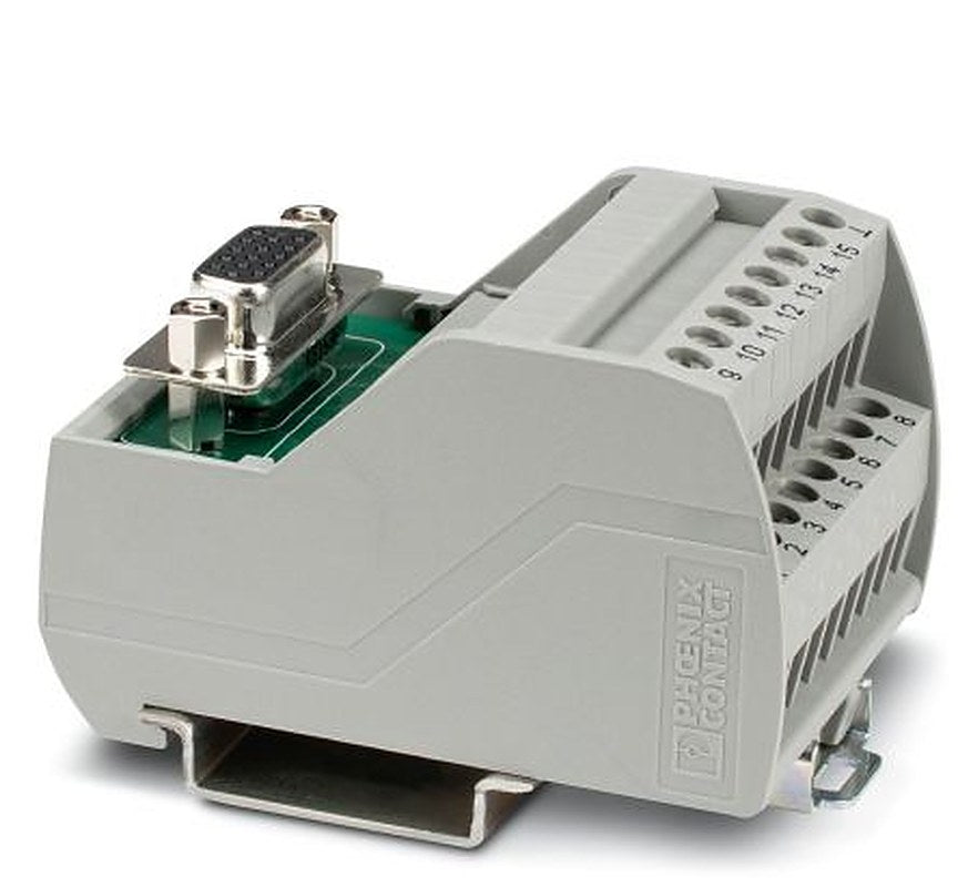 Phoenix Contact 15-Contact Female Interface Module, D-Sub Connector, DIN Rail, 1A