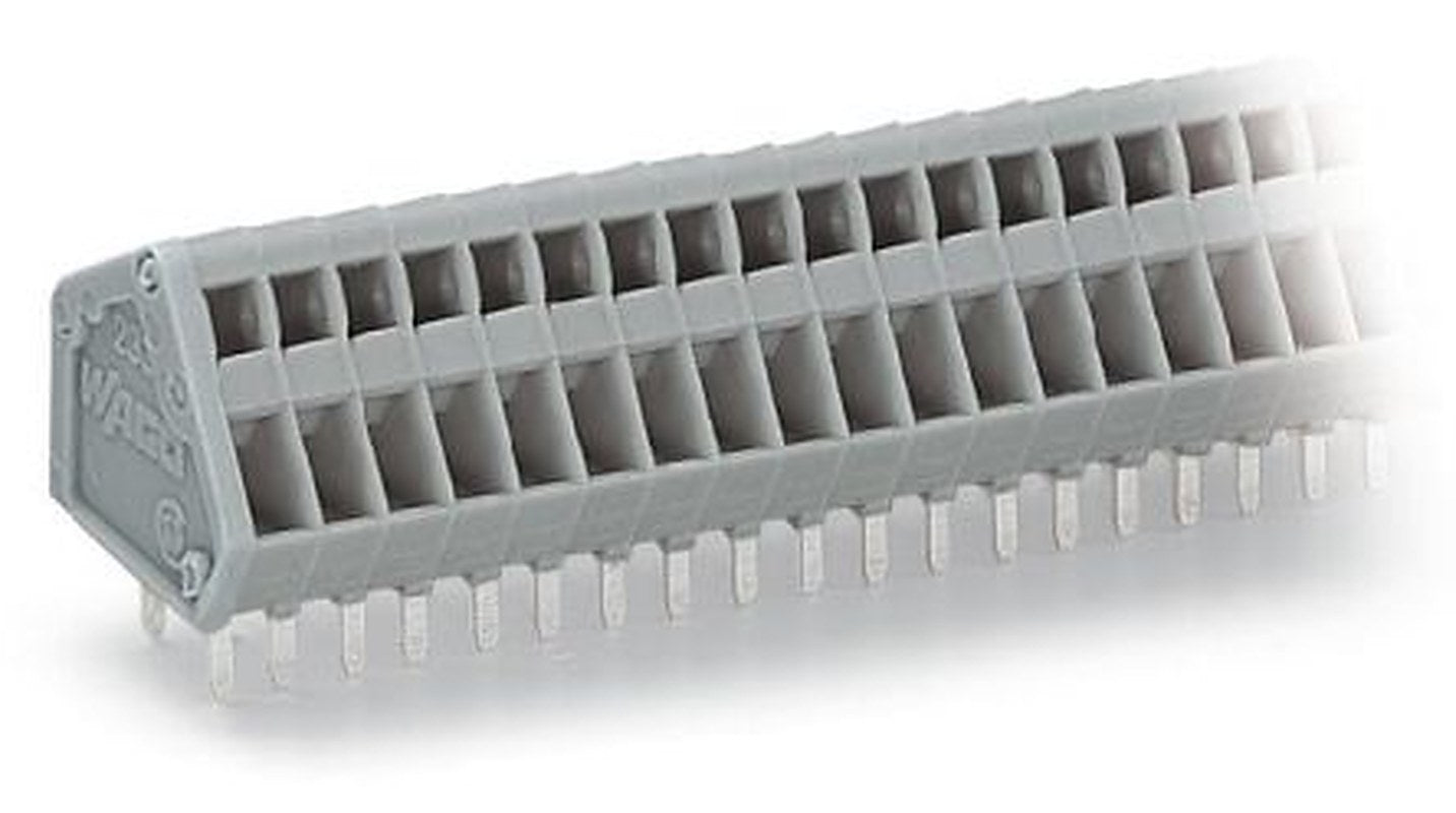 WAGO 233 Series PCB Terminal Block, 12-Contact, 2.5 mm Pitch, Through Hole, 1 Row