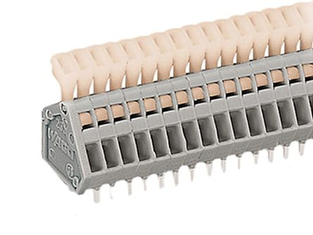 WAGO 233-206 Series PCB Terminal Block, 6-Contact, 2.5 mm Pitch, 1 Row, 233-206