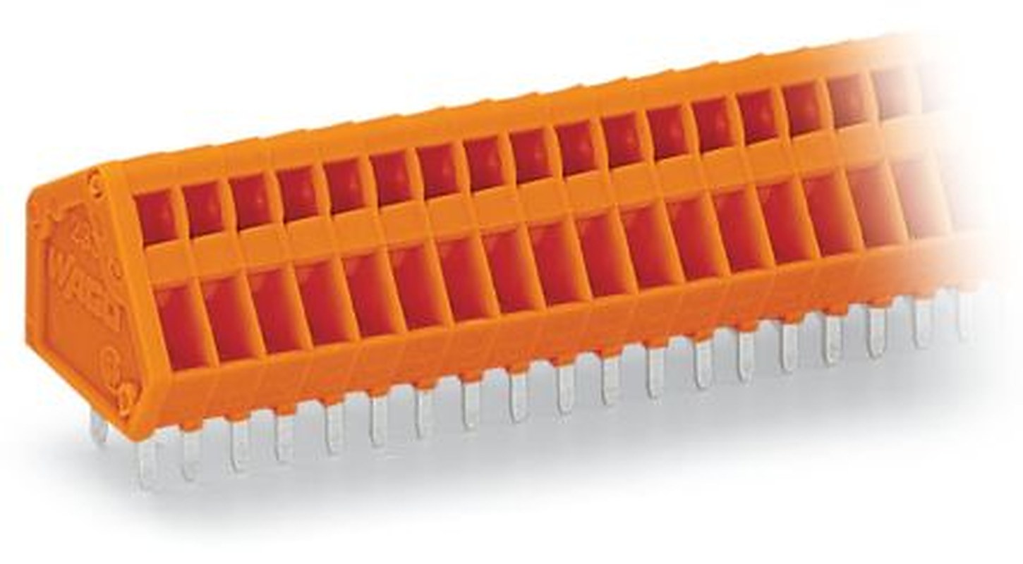 WAGO 233 Series PCB Terminal Block, 5-Contact, 2.54 mm Pitch, Through Hole, 1 Row
