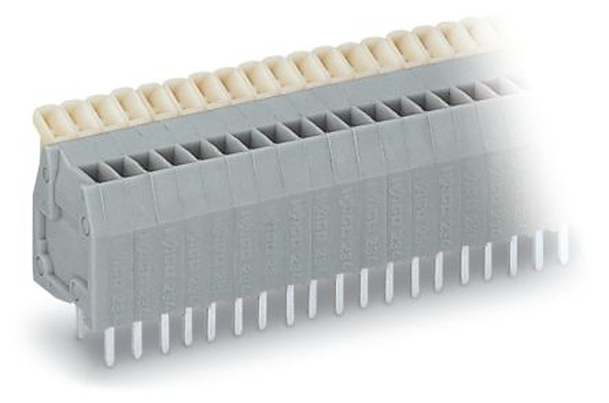 WAGO 234 Series PCB Terminal Block, 36-Contact, 2.5 mm Pitch, 1 Row, 234-236