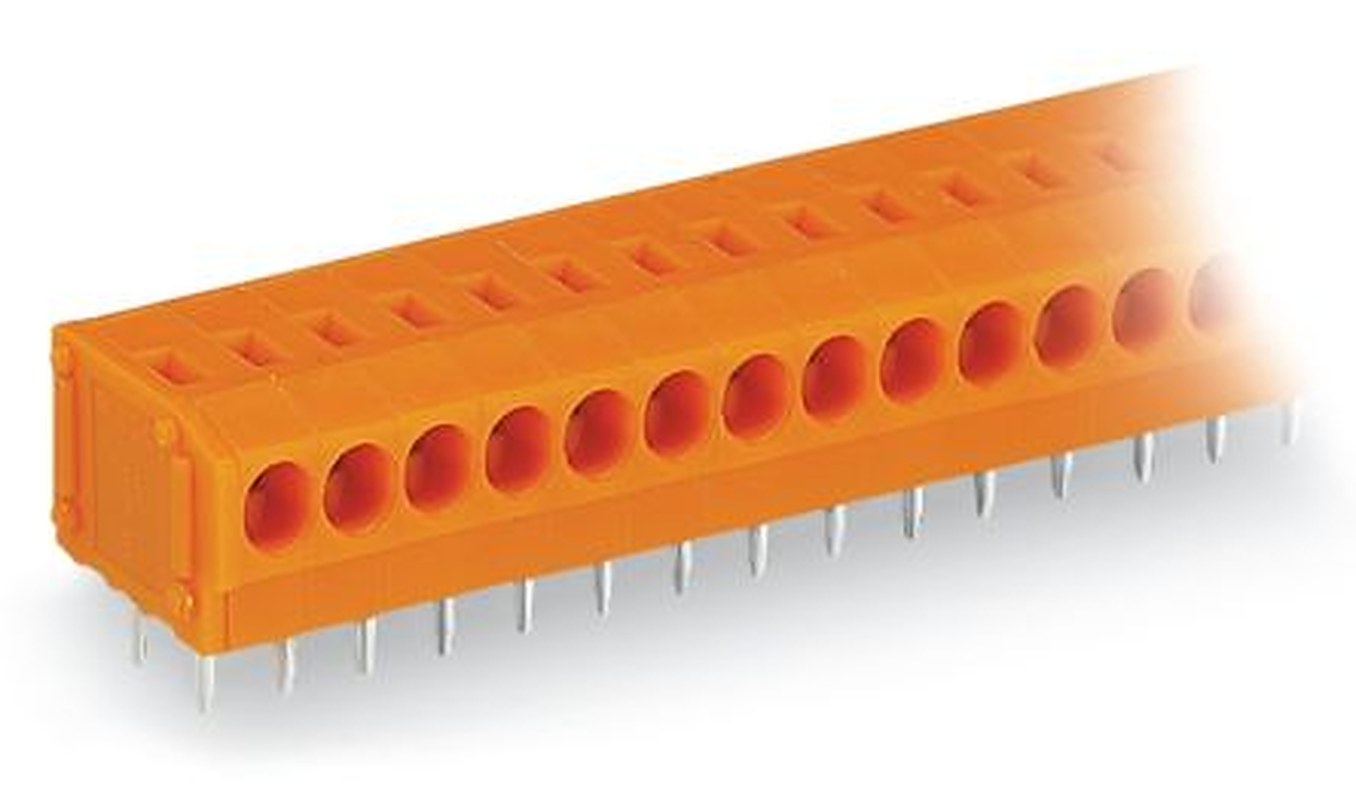 WAGO 235 Series PCB Terminal Block, 3-Contact, 3.81 mm Pitch, Through Hole, 1 Row
