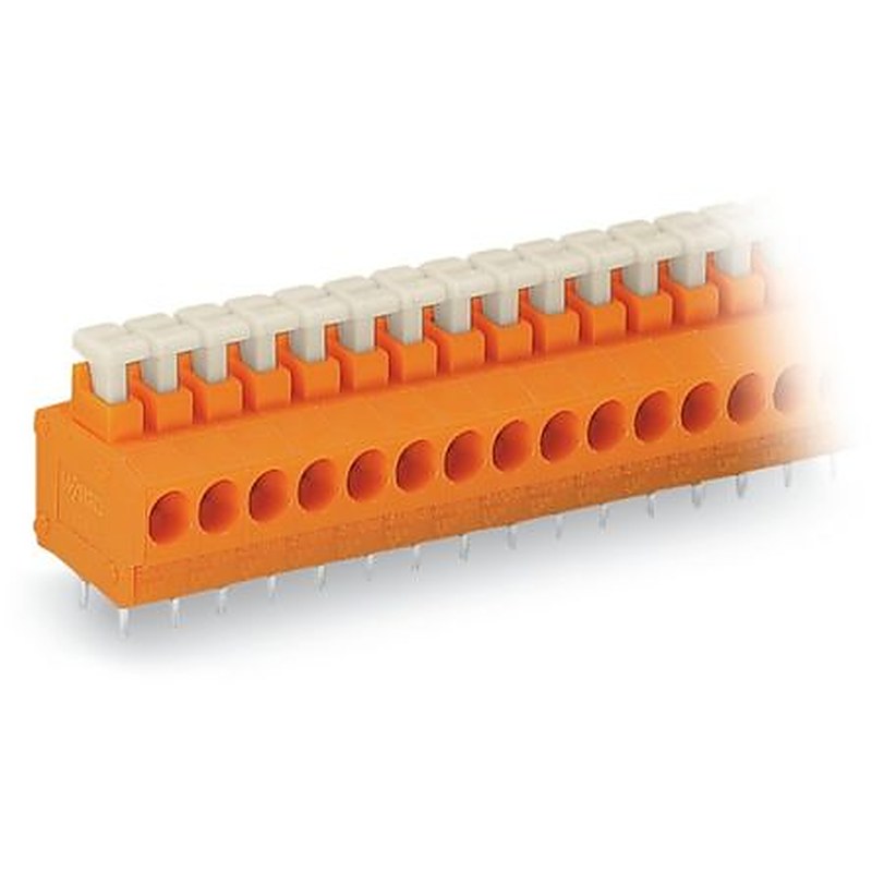 WAGO 235 Series PCB Terminal Block, 4-Contact, 3.81 mm Pitch, 1 Row, 235-104