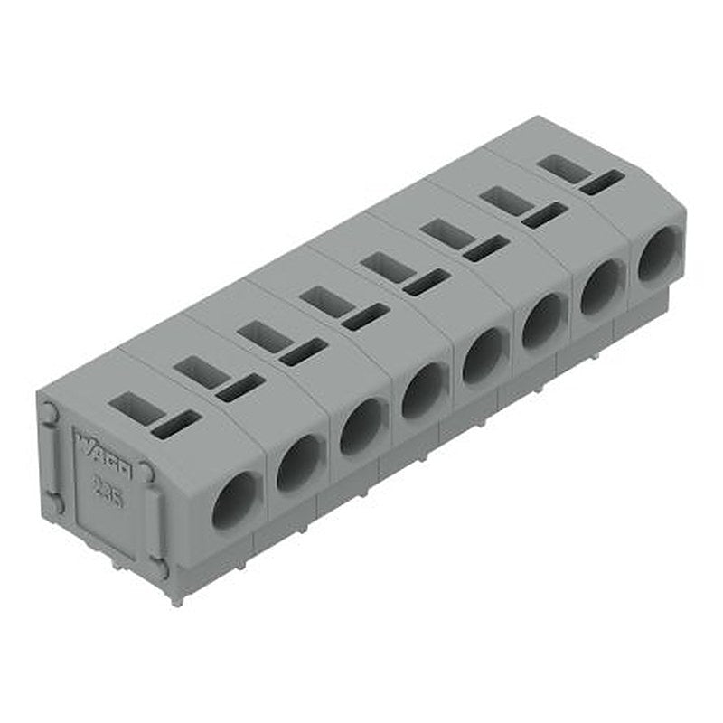 WAGO 235 Series PCB Terminal Block, 8-Contact, 5.08 mm Pitch, Through Hole, 1 Row