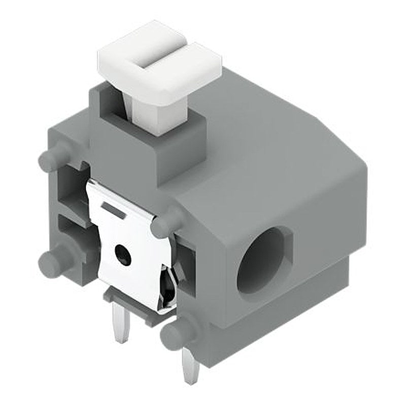 WAGO 235 Series PCB Terminal Block, 1-Contact, 10.16 mm Pitch, Through Hole, 1 Row