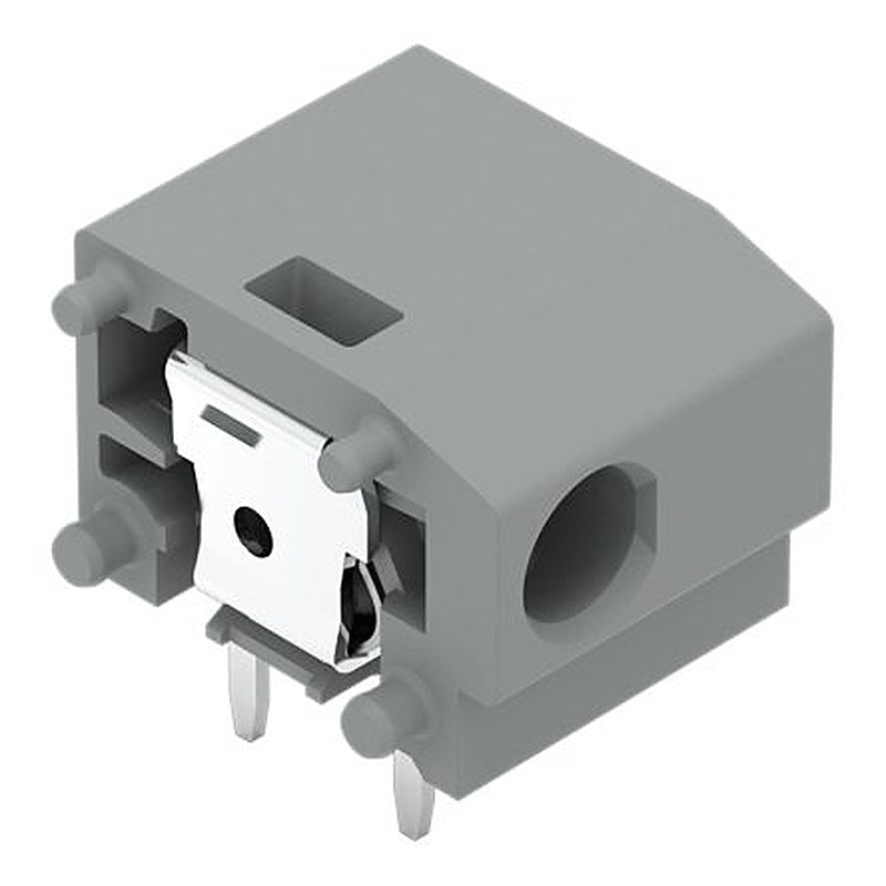 WAGO 235 Series PCB Terminal Block, 1-Contact, 10.16 mm Pitch, Through Hole, 1 Row
