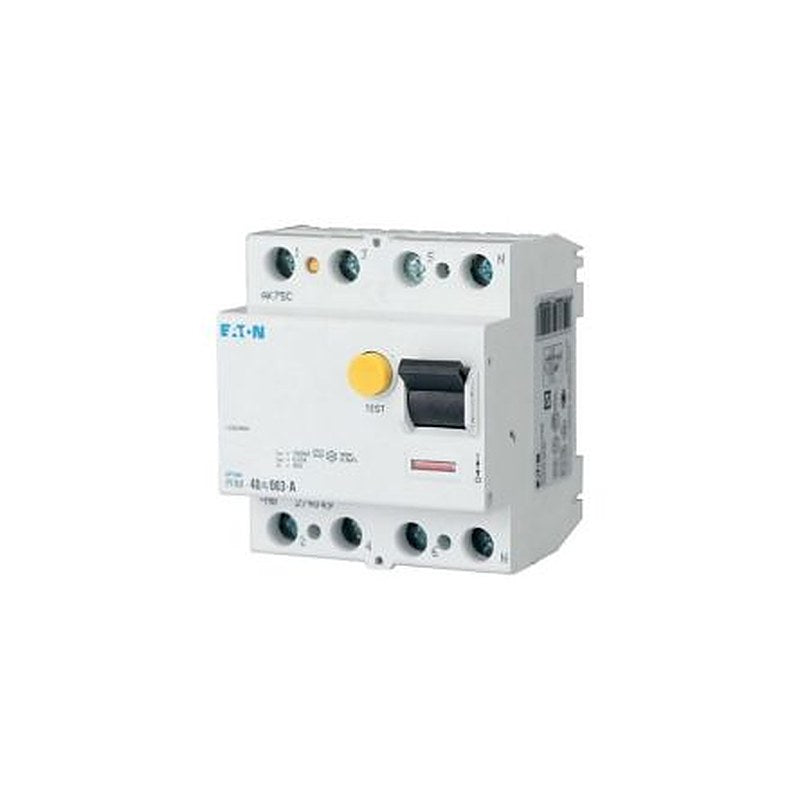 Eaton PFIM Series Residual Current Device, 63A, 4-Pole, 30 mA, Type AC, 10 kA 230V, 400 V