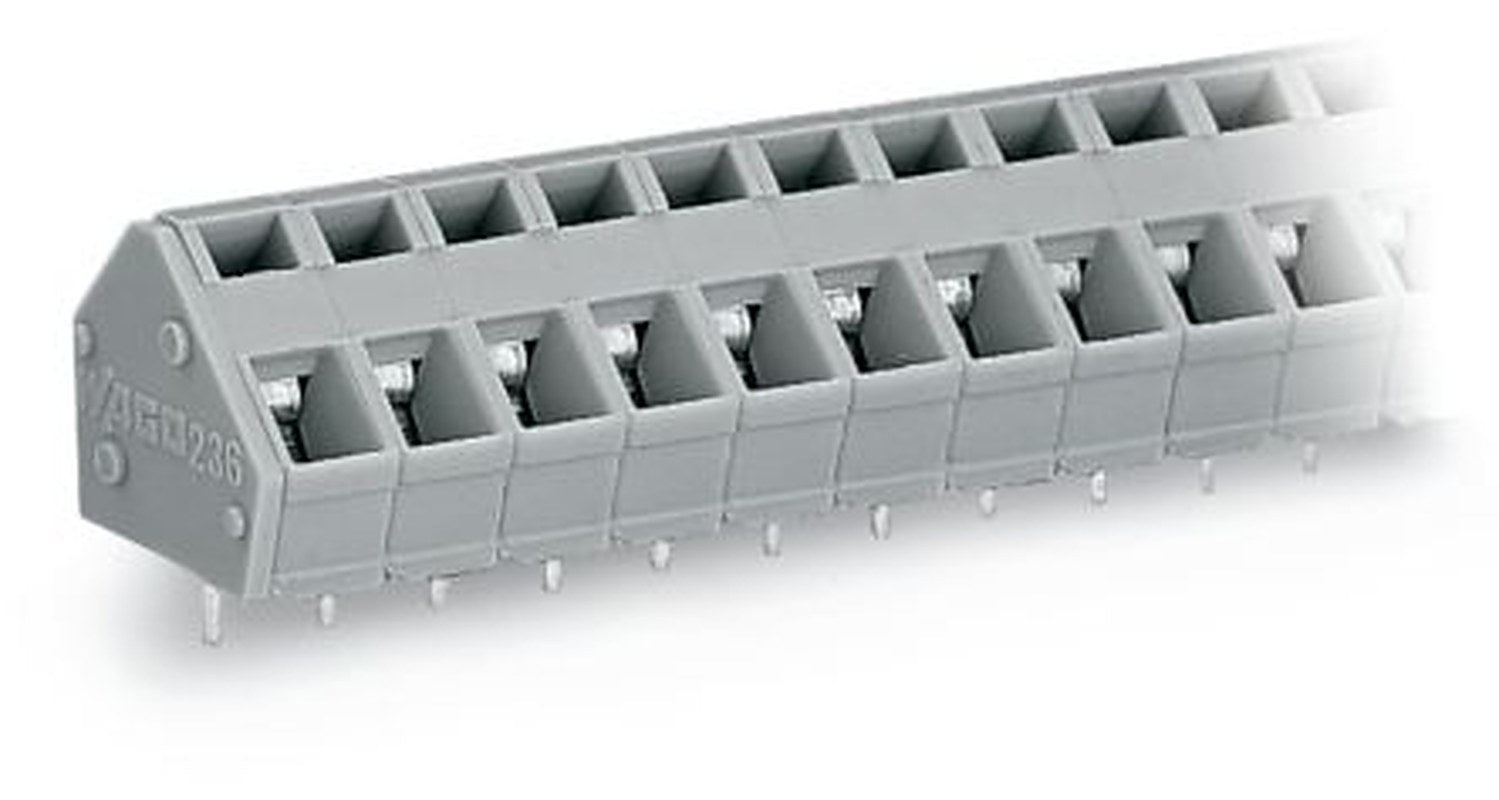 WAGO 236 Series PCB Terminal Block, 5-Contact, 5.08 mm Pitch, Through Hole, 1 Row