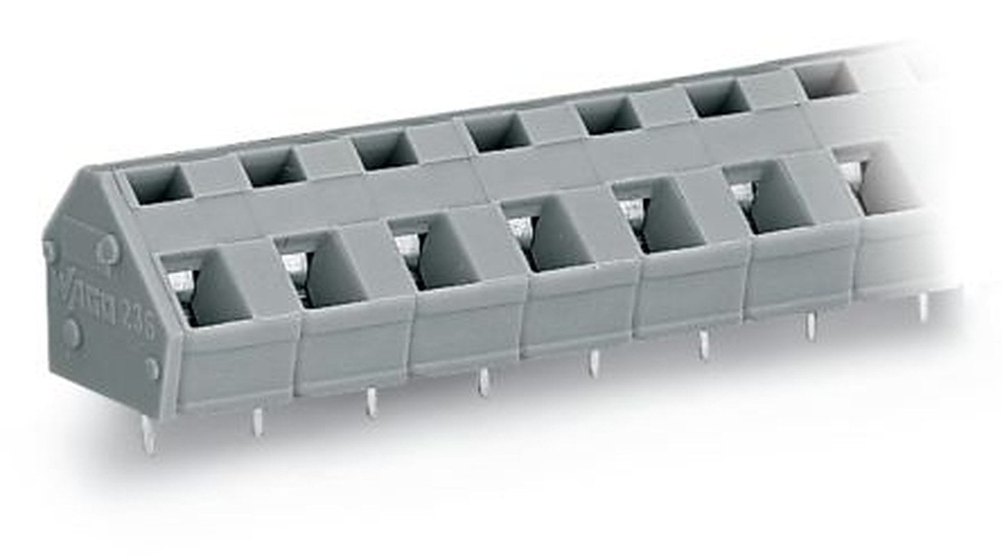 WAGO 236 Series PCB Terminal Block, 16-Contact, 7.62 mm Pitch, Through Hole, 1 Row