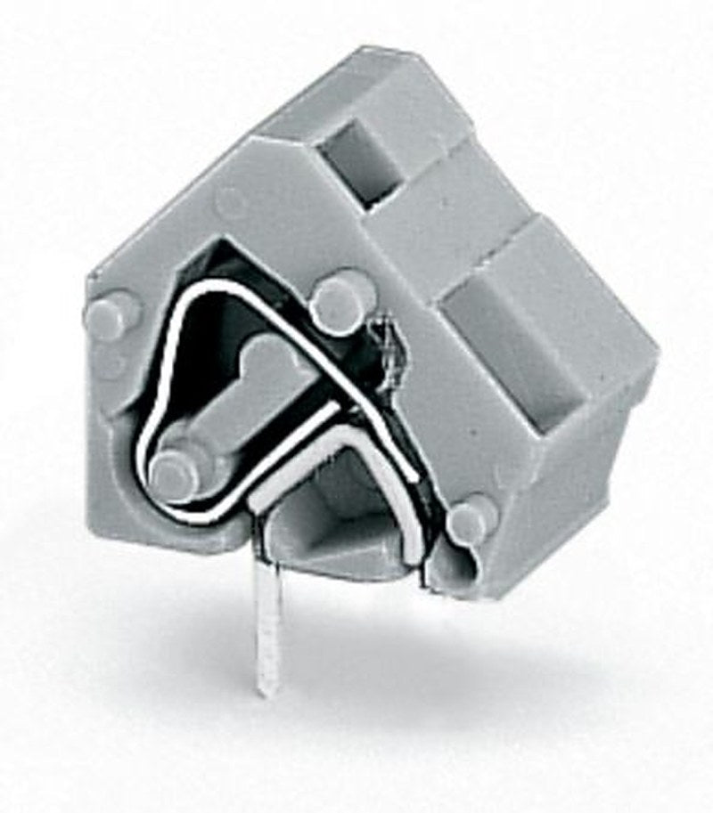 WAGO 236 Series PCB Terminal Block, 1-Contact, 10.16 mm Pitch, Through Hole, 1 Row