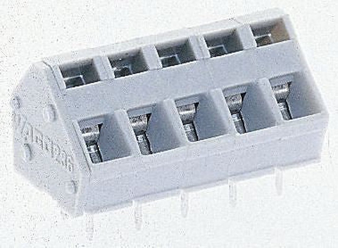 WAGO 236-401 Series PCB Terminal Block, 1-Contact, 5 mm Pitch, 236-401
