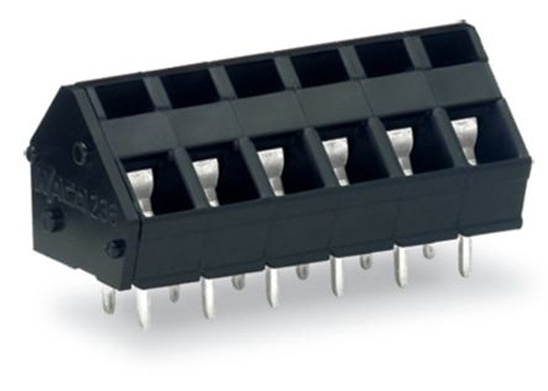 WAGO 236 Series PCB Terminal Block, 5-Contact, 5 mm Pitch, 1 Row, 236-405/334-604