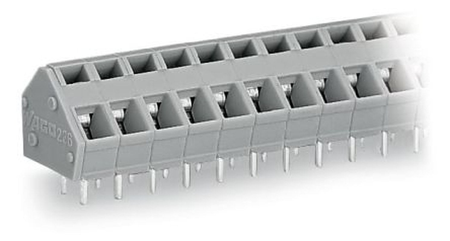 WAGO 236 Series PCB Terminal, 8-Contact, 5.08 mm Pitch, 1 Row, 236-408