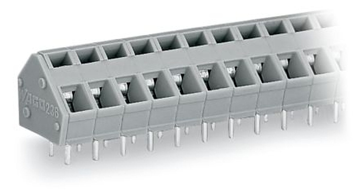 WAGO 236 Series PCB Terminal Block, 13-Contact, 5.08 mm Pitch, Through Hole, 1 Row
