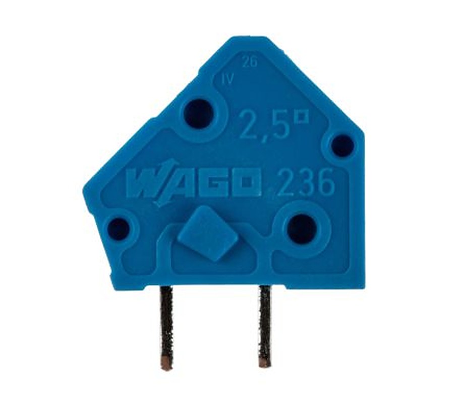 WAGO 236-744 Series PCB Terminal Block, 1-Contact, 5 mm Pitch, 236-744