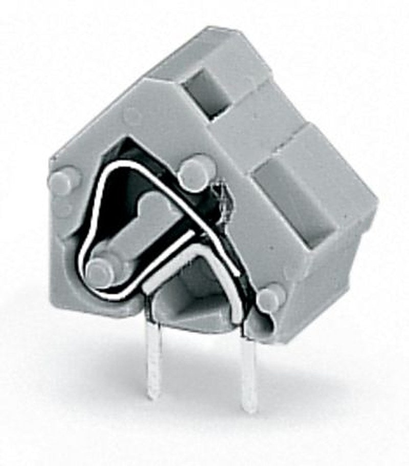 WAGO 236 Series PCB Terminal Block, 1-Contact, 10.16 mm Pitch, Through Hole, 1 Row