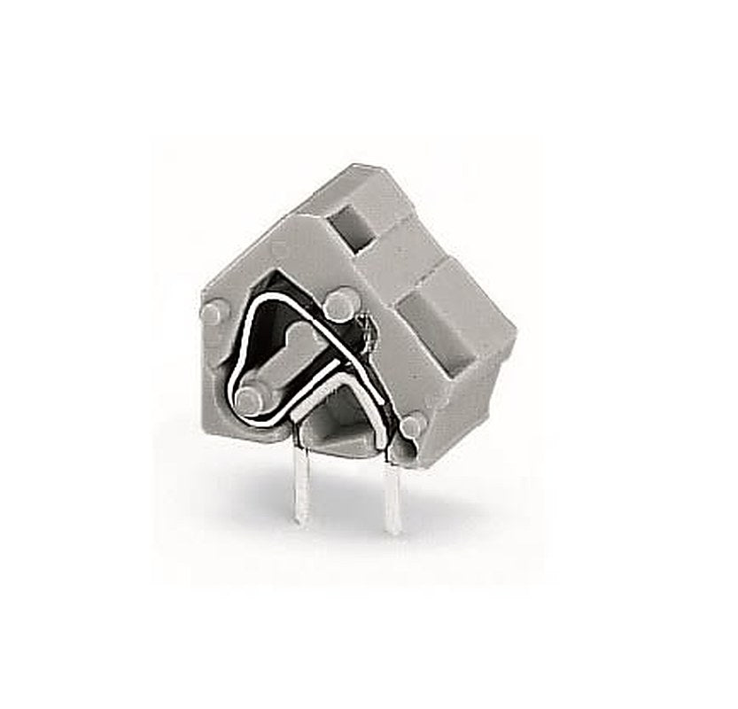 WAGO PCB Terminal Block, 1-Contact, 10.16 mm Pitch, 1 Row, 236-766
