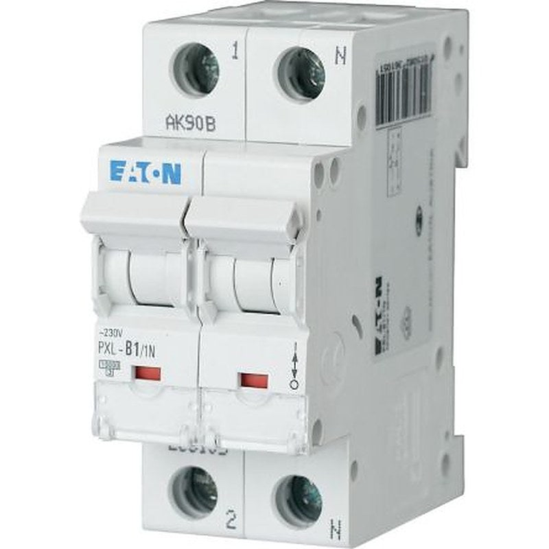 Eaton xPole - PXL PXL Miniature Circuit Breaker, 1-Pole, 1A, Type B, 230V ac AC, 10 kA Breaking Capacity