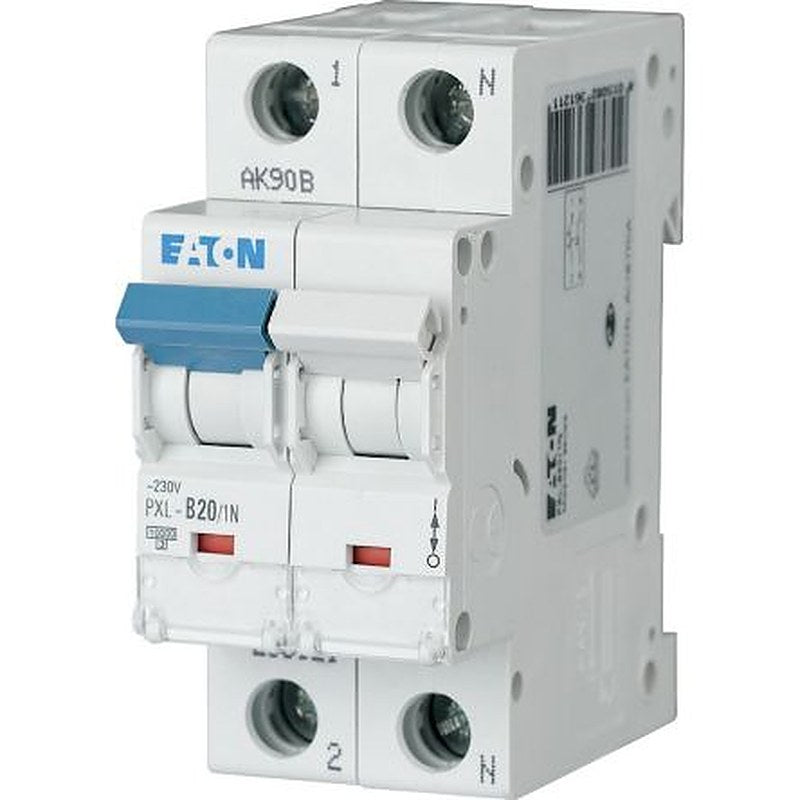 Eaton xPole - PXL PXL Miniature Circuit Breaker, 1-Pole, 20A, Type B, 230V ac AC, 10 kA Breaking Capacity