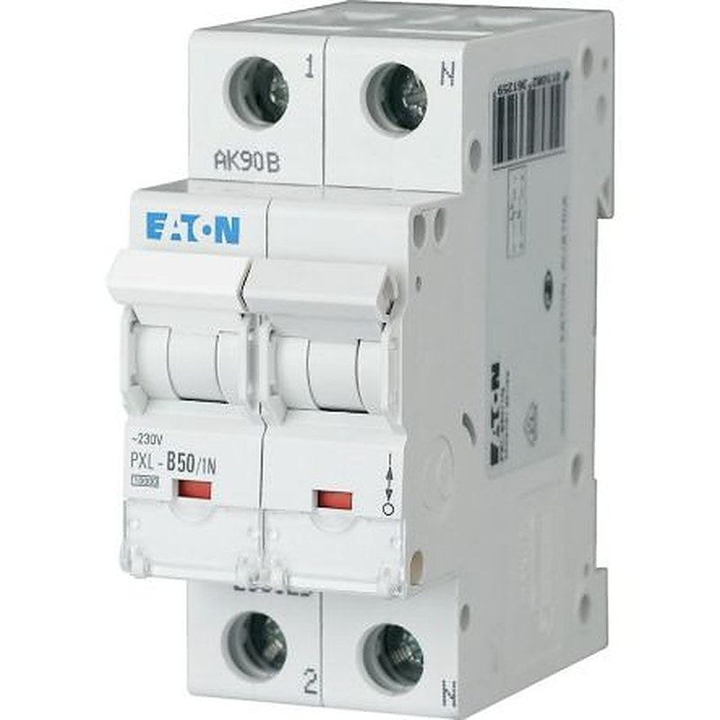 Eaton xPole - PXL PXL Miniature Circuit Breaker, 1-Pole, 50A, Type B, 230V ac AC, 10 kA Breaking Capacity