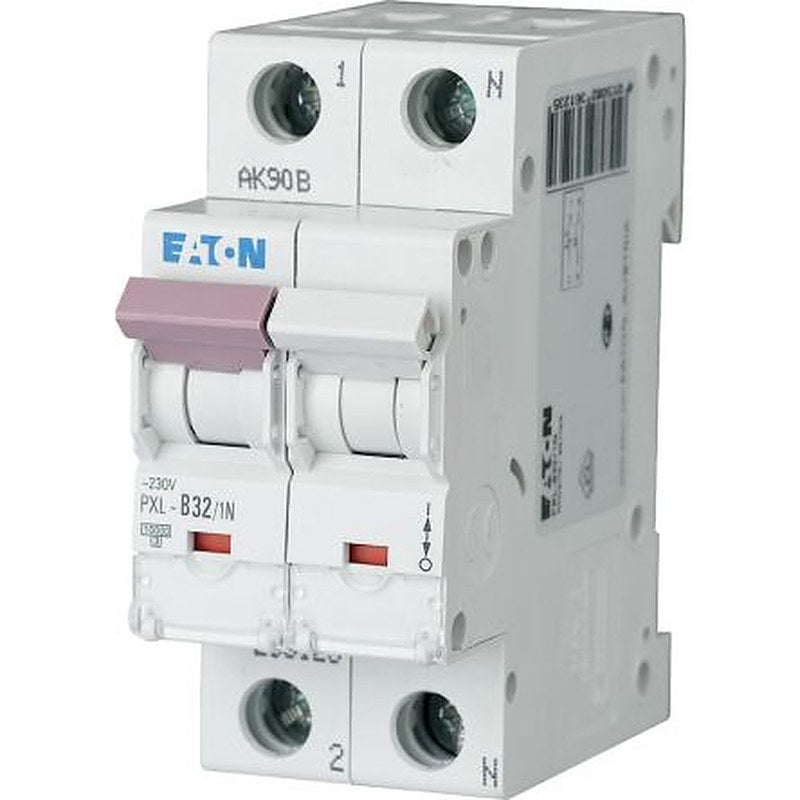 Eaton xPole - PXL PXL Miniature Circuit Breaker, 1-Pole, 32A, Type C, 400V ac AC, 10 kA Breaking Capacity