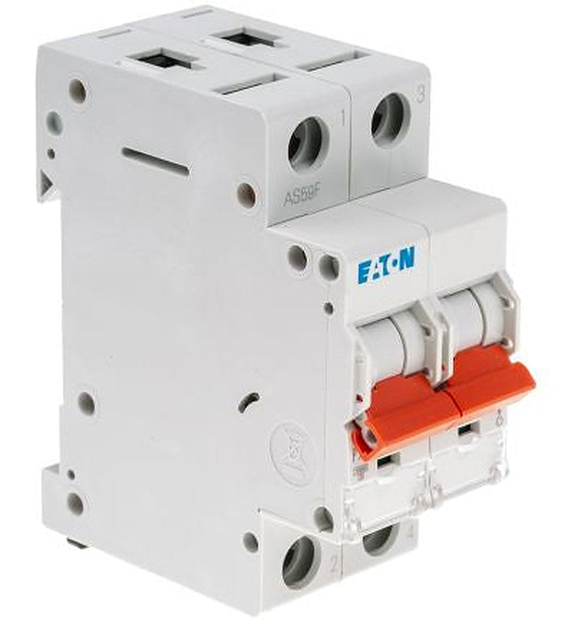 Eaton xPole PXL Miniature Circuit Breaker, 2-Pole, 10A, Type B, 400V ac AC, 48 V dc DC, 10 kA Breaking Capacity