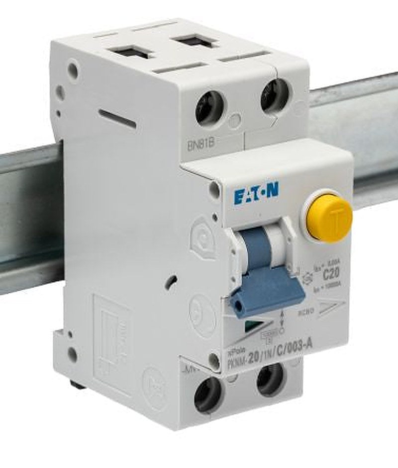 Eaton PKNM Series Residual Current Device, 20A, 2-Pole, 30 mA, Type C, 10 kA 230V ac