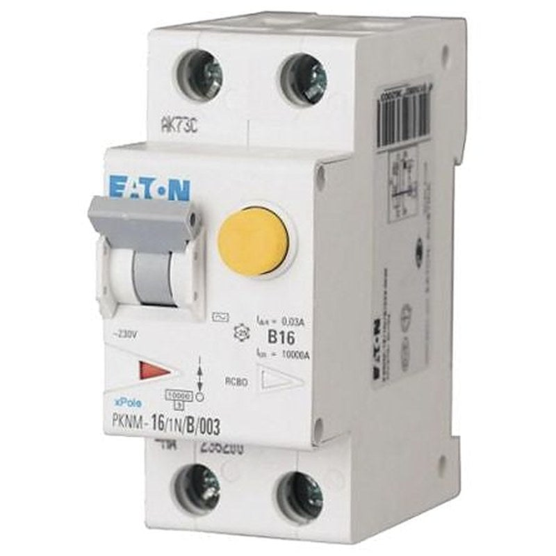 Eaton PKNM Series Residual Current Device, 25A, 2-Pole, 30 mA, Type C, 10 kA 230V ac