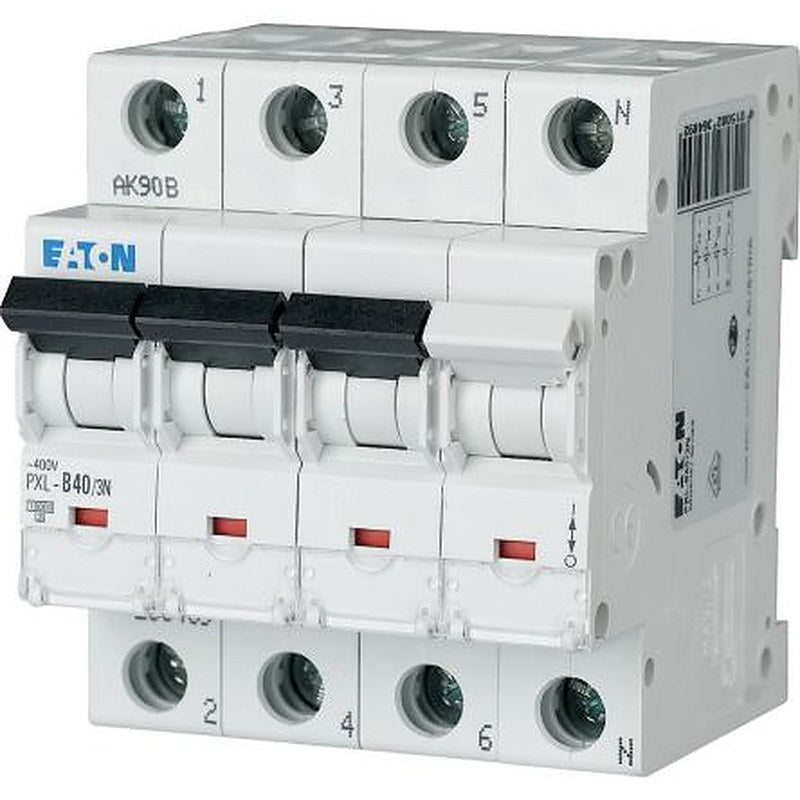 Eaton xPole - PXL PXL Miniature Circuit Breaker, 3-Pole, 40A, Type B, 400V ac AC, 10 kA Breaking Capacity