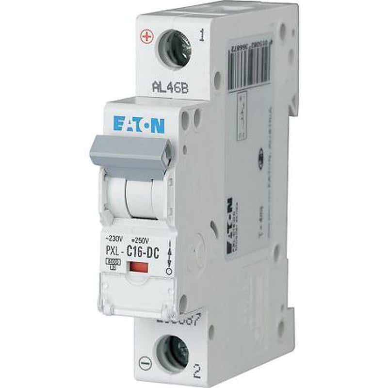 Eaton xPole - PXL PXL Miniature Circuit Breaker, 1-Pole, 16A, Type C, 440V ac AC, 48 V dc DC, 10 kA Breaking Capacity