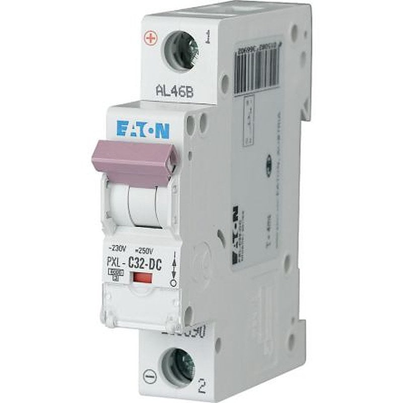Eaton xPole - PXL PXL Miniature Circuit Breaker, 1-Pole, 32A, Type C, 440V ac AC, 48 V dc DC, 10 kA Breaking Capacity