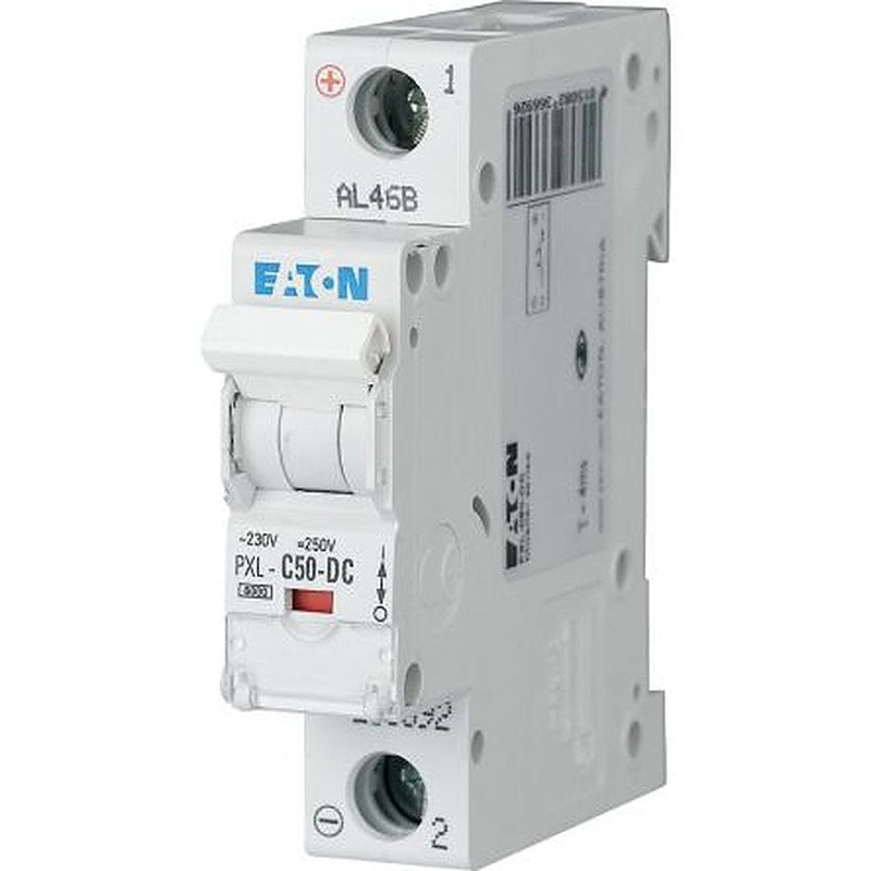 Eaton xPole - PXL PXL Miniature Circuit Breaker, 1-Pole, 50A, Type C, 440V ac AC, 48 V dc DC, 10 kA Breaking Capacity