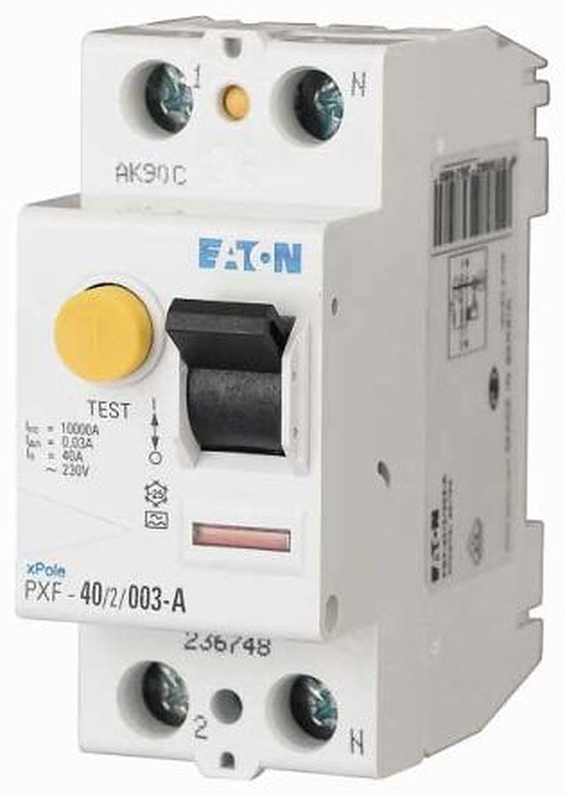 Eaton PXF-A Series Residual Current Circuit Breaker, 63A, 1-Pole, 300 mA, Type A, 500 A 230V ac