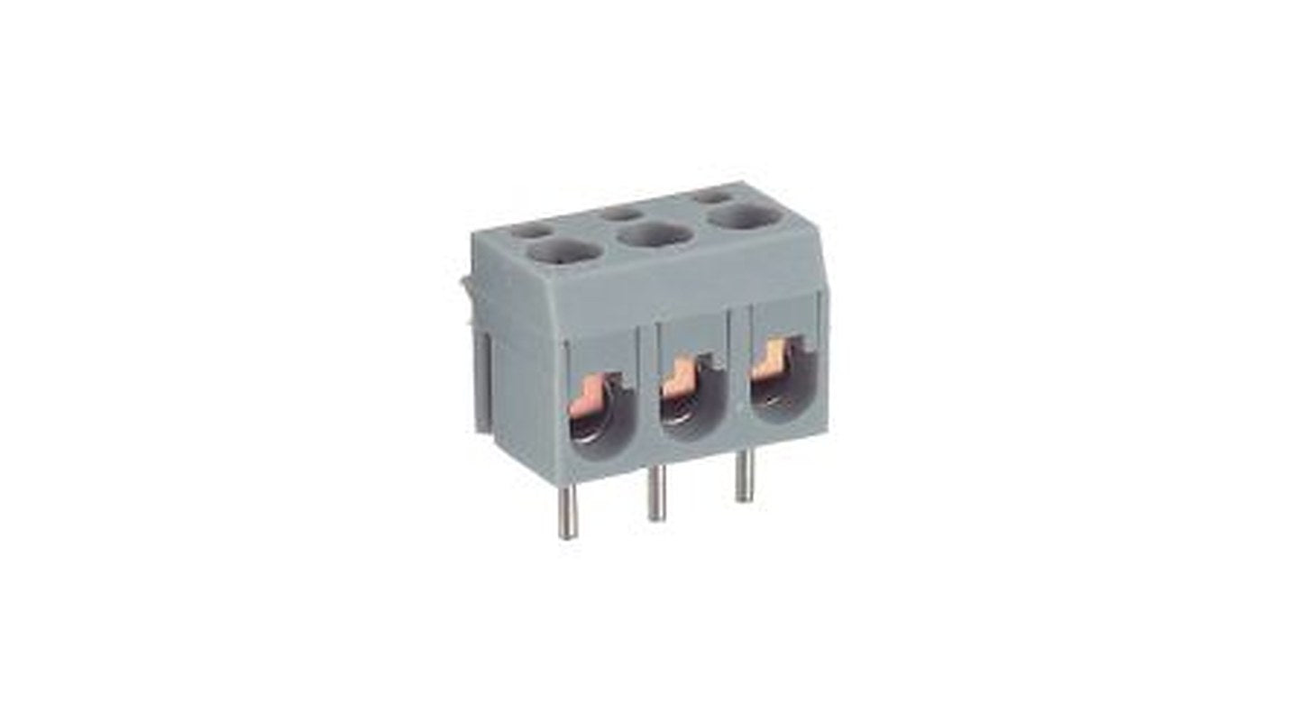 WAGO 237 Series PCB Terminal Block, 6-Contact, 5 mm Pitch, 1 Row, 237-136