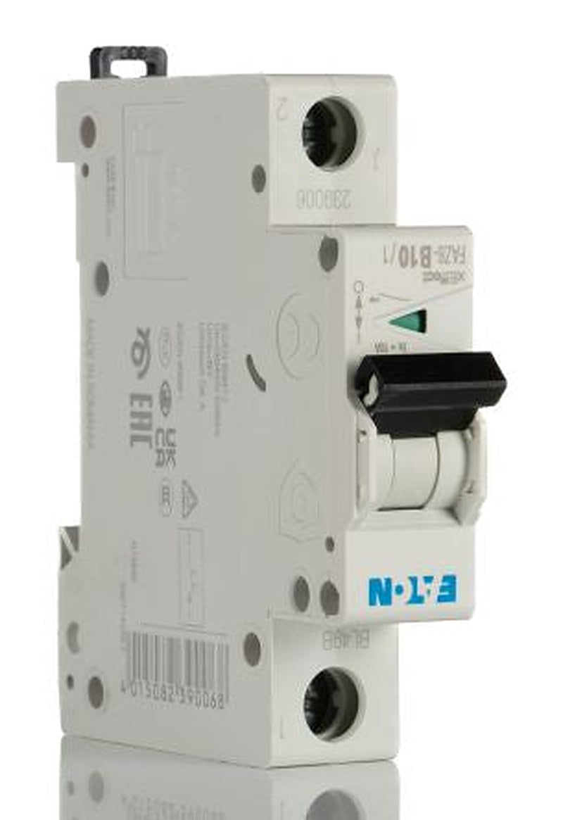 Eaton xEffect Miniature Circuit Breaker, 1-Pole, 10A, Type B, 400V ac AC, 96 V dc DC, 15 kA Breaking Capacity