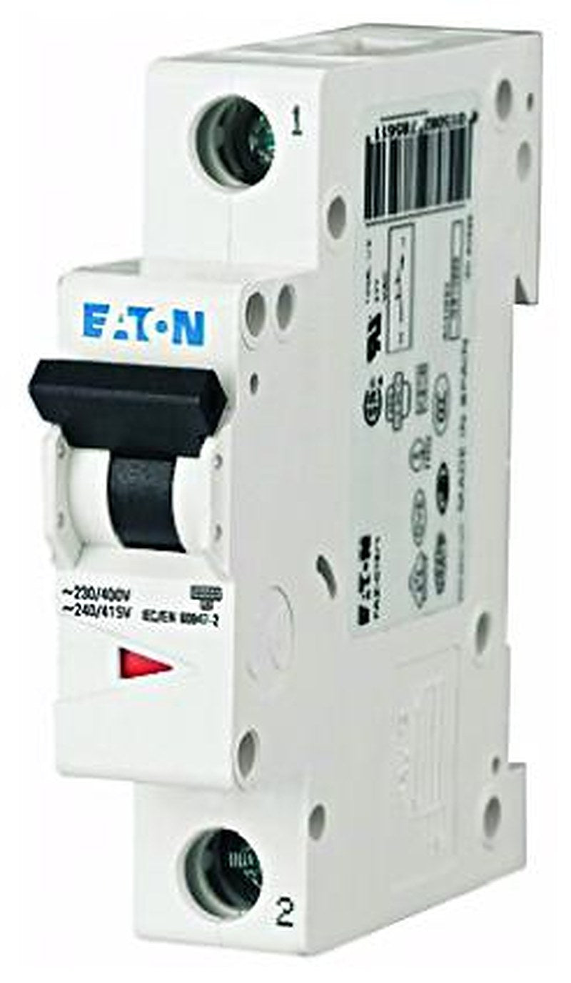 Eaton xEffect FAZ / FAZ6 Miniature Circuit Breaker, 1-Pole, 25A, Type B, 400V ac AC, 6 kA Breaking Capacity