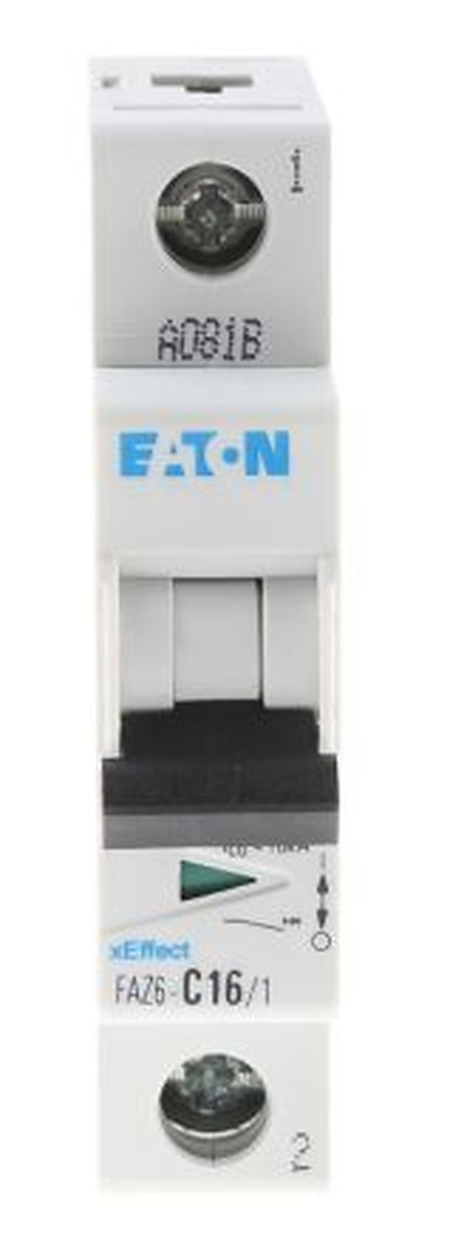 Eaton xEffect xEffect Miniature Circuit Breaker, 1-Pole, 16A, Type C, 400V ac AC, 6 kA Breaking Capacity