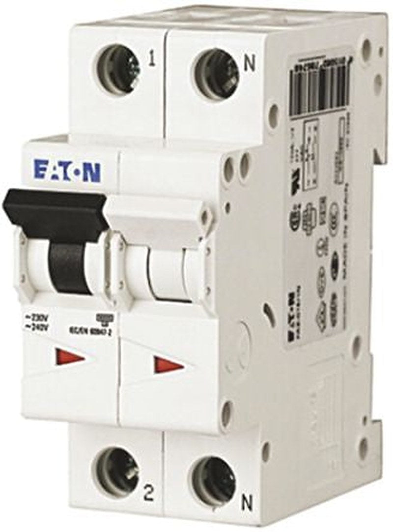 Eaton xEffect xEffect Miniature Circuit Breaker, 1-Pole, 2A, Type C, 400V ac AC, 6 kA Breaking Capacity