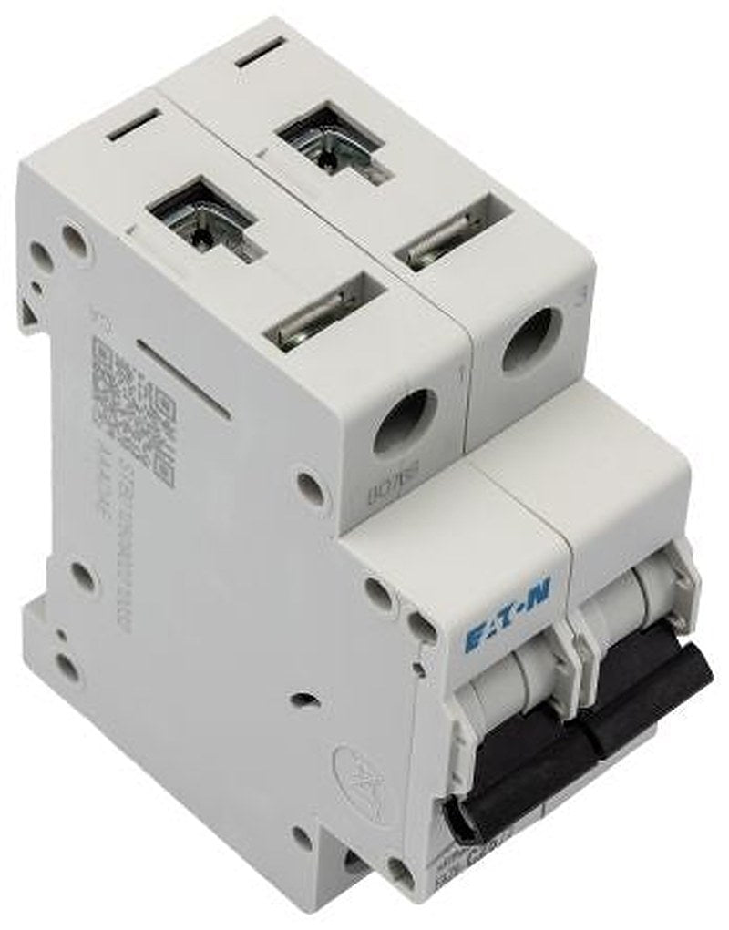 Eaton xEffect xEffect Miniature Circuit Breaker, 2-Pole, 25A, Type C, 400V ac AC, 6 kA Breaking Capacity