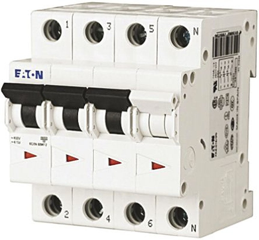 Eaton xEffect xEffect Miniature Circuit Breaker, 3-Pole, 63A, Type C, 400V ac AC, 6 kA Breaking Capacity