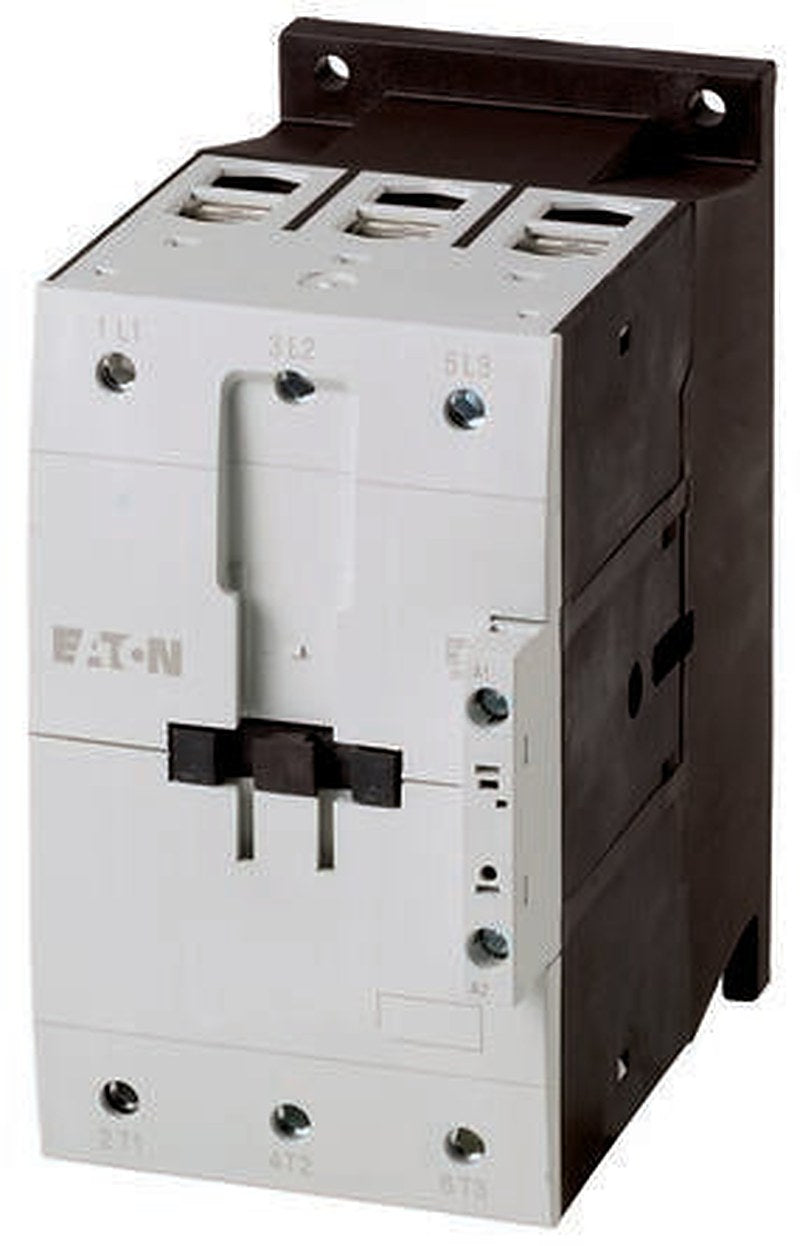 Eaton DILM Contactor, 24V dc, 27 V dc Coil, 3-Pole, 115 A, 55 kW 24V dc, 27 V dc, 690V