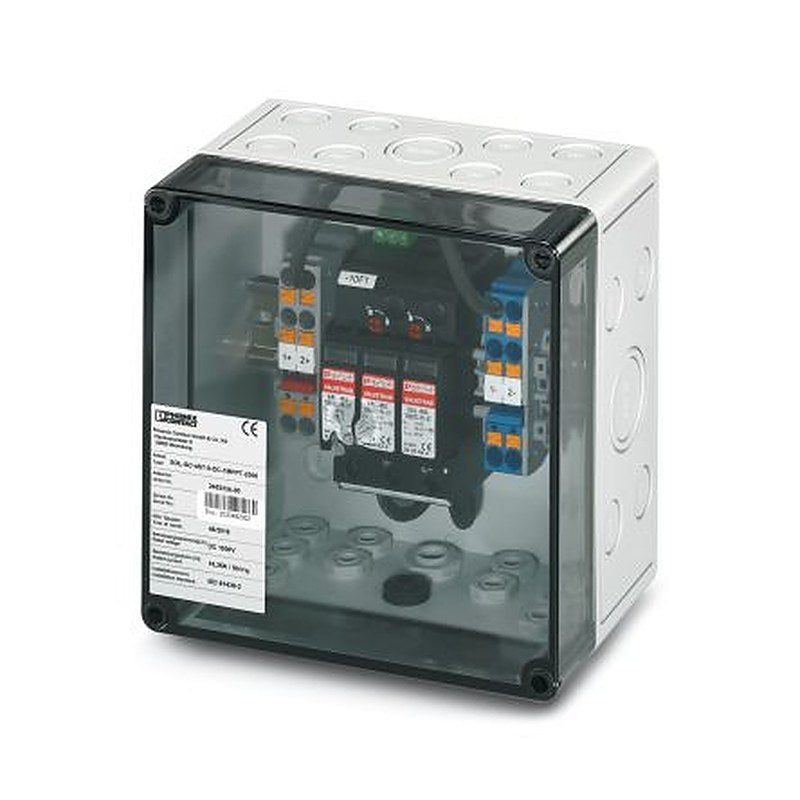 Phoenix Contact SOL-SC Series Polycarbonate Junction Box, IP65, 180 mm, 111mm 180 mm