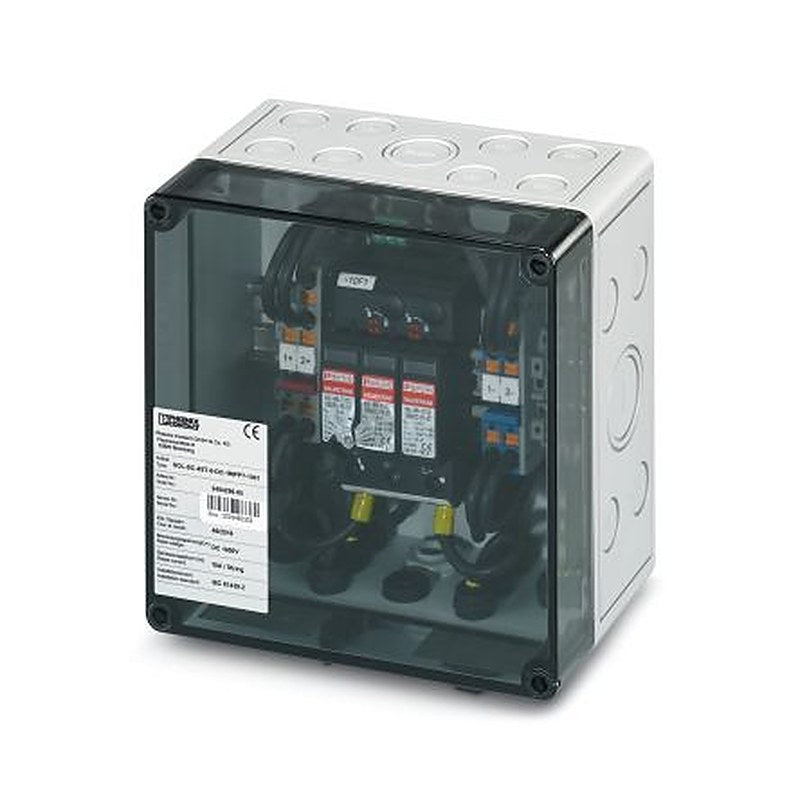 Phoenix Contact SOL-SC Series Transparent, Grey Polycarbonate Junction Box, IP65, 180 mm, 180mm 111 mm