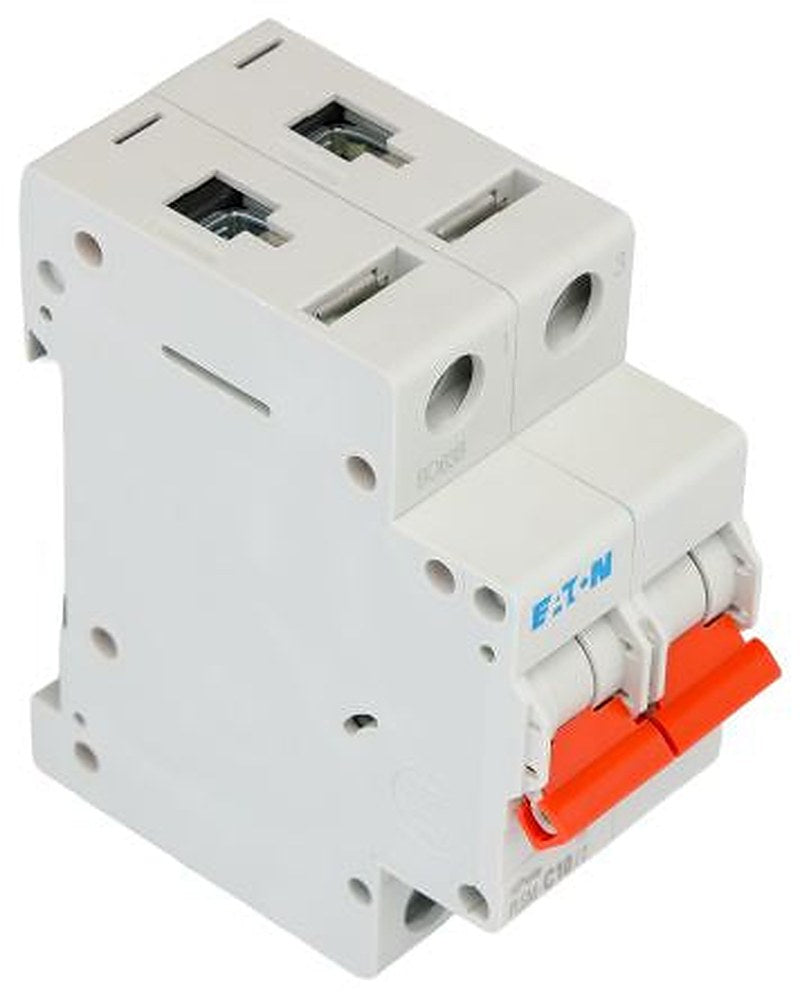 Eaton xPole PL Miniature Circuit Breaker, 2-Pole, 10A, Type C, 48 V dc DC, 10 kA Breaking Capacity